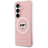 Etui Karl Lagerfeld IML Repeated Choupette MagSafe do Samsung Galaxy S26 Plus różowy