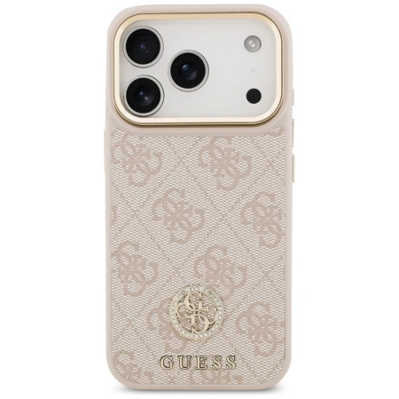 GUESS ETUI 4G STRASS LOGO DO IPHONE 17 PRO MAGSAFE Z LUKSUSOWYM