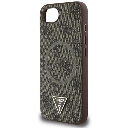 GUESS ETUI 4G RING TRIANGLE LOGO DO MAGSAFE DO IPHONE 16E OCHRONA TELEFONU