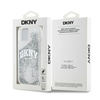 DKNY POKROWIEC HARDCASE LIQUID GLITTER DO IPHONE 15 14 13 6.1 Z DUŻYM LOGO