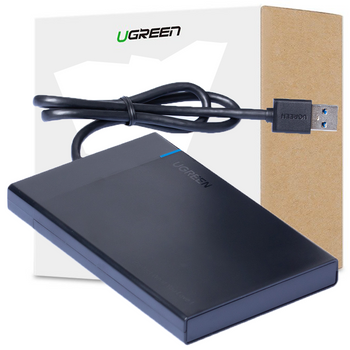 Ugreen adapter obudowa kieszeń na dysk SATA 2.5'' 5TB USB 3.0 czarny (US221)