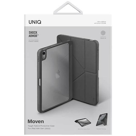 Etui Uniq Moven na iPad 10 gen. (2022) - szare