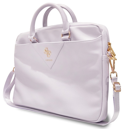 Guess Torba GUCB15ZPGSTEGU 16fioletowy/purple Triangle 4G