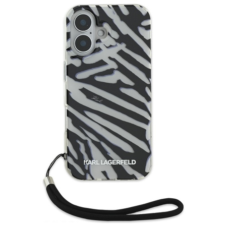 KARL LAGERFELD KLHCP16SHZBPKCCK ETUI DO IPHONE 16 6.1 HARDCASE IML ZEBRA