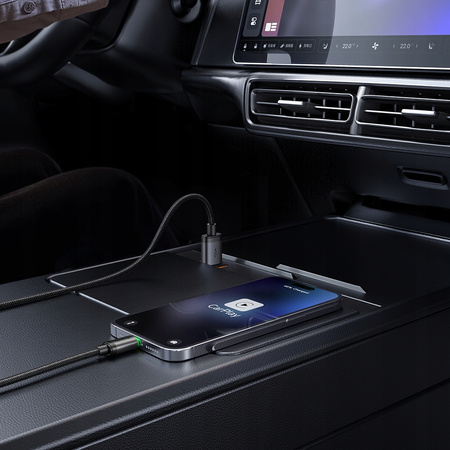 MCDODO ŁADOWARKA KABEL USB LIGHTNING SZYBKIEGO ŁADOWANIA DO IPHONE 1M LED