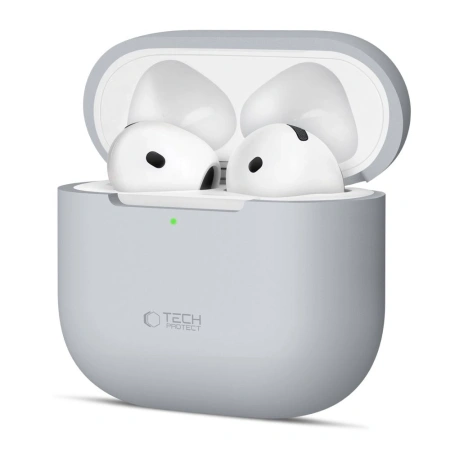 TECH-PROTECT POKROWIEC DO APPLE AIRPODS 4 SILIKONOWE Z OCHRONĄ NA