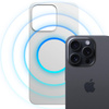 3mk Etui do Apple iPhone 13 Pro Max Hardy MagSilicone Case Silver-White