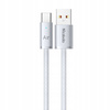 MCDODO KABEL USB-A USB-C SZYBKIE ŁADOWANIE USB TYP C 6A 100W 2M LED BIAŁY