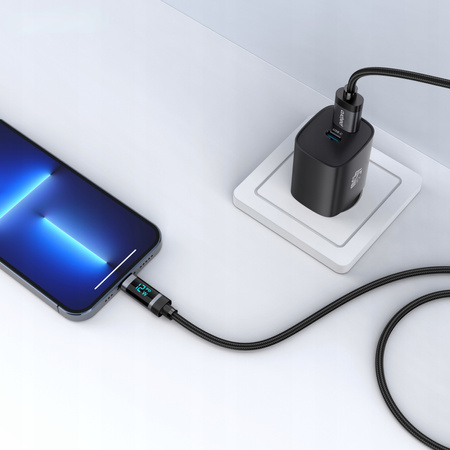 PALPRO KABEL USB-A LIGHTNING SZYBKIE ŁADOWANIE DO APPLE IPHONE 12 13 14 1M