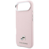 Etui Karl Lagerfeld Karl & Choupette Head Pins Saffiano MagSafe do iPhone Air różowy