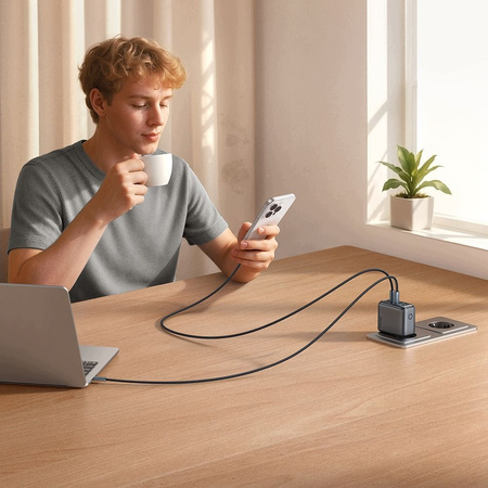 MCDODO SZYBKA ŁADOWARKA SIECIOWA ZASILACZ KOSTKA 3X USB-C USB-A GAN 100W