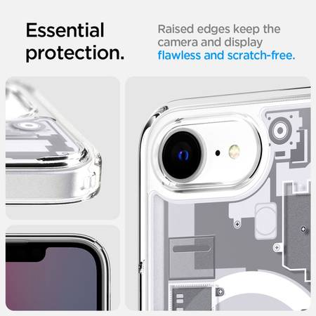 SPIGEN CASE POKROWIEC MAGNETYCZNY DO MAGSAFE IPHONE 16E ZERO ONE WYTRZYMAŁY