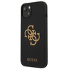 Guess GUHCP13SLS4GGBK iPhone 13 mini 5,4" czarny/black hard case Silicone 4G Logo