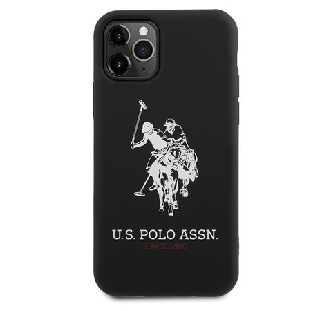 Etui U.S. Polo Assn. Silicone Collection na iPhone 11 Pro Max - czarne Silicone Collection