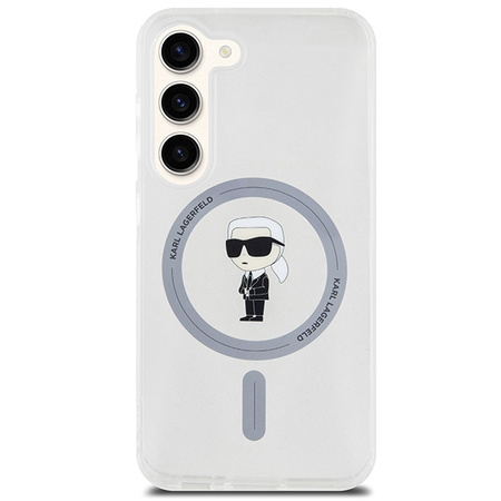 KARL LAGERFELD CASE DO MAGSAFE DO SAMSUNG S24 S921 IKONIK TRANSPARENTNY