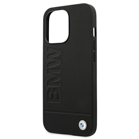 Etui BMW BMHCP13XSLLBK na iPhone 13 Pro Max - czarne Signature Logo Imprint