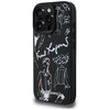 Etui Karl Lagerfeld Grained Pattern &    Logo MagSafe do iPhone 16 Pro Max czarny