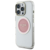GUESS ETUI POKROWIEC MAGNETYCZNY DO MAGSAFE IPHONE 16 PRO LOGO METALOWE