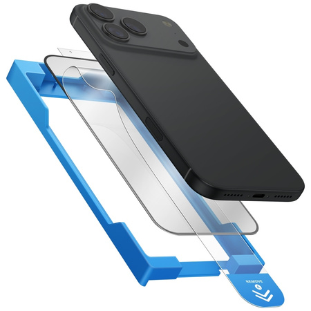 Szkło hartowane UNIQ Optix Exofit Vivid  do iPhone 17 Pro z aplikatorem
