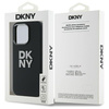 DKNY ETUI HARDCASE LIQUID SILICONE DO IPHONE 16 PRO 6.3 Z METALOWYM LOGO