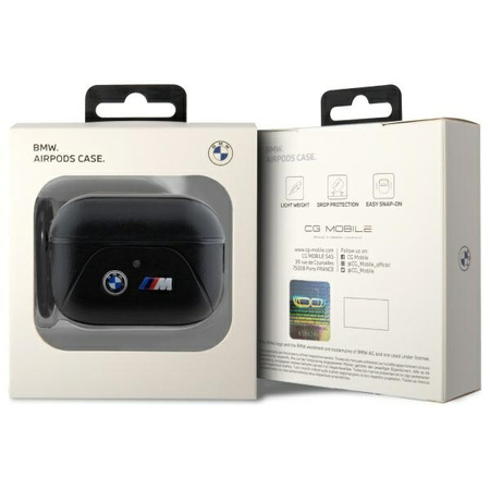 BMW ETUI BMAP222PVTK DO AIRPODS PRO 2 2022 2023 POKROWIEC Z LINIĄ CURVED