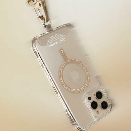 Skinarma etui Saido iPhone 16 Pro 6.3 Magnetic Charging szampański/champagne