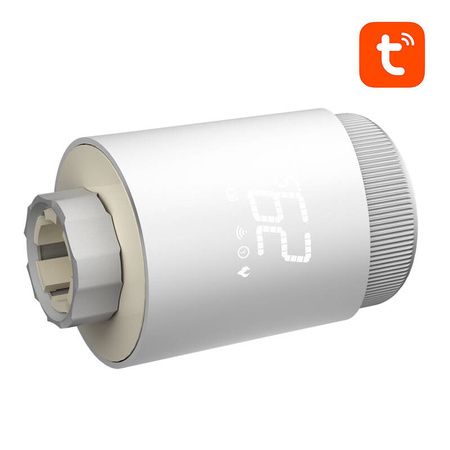 AVATTO GŁOWICA TERMOSTATYCZNA ZIGBEE TRV10 DO ZARZĄDZANIA OGRZEWANIEM TUYA