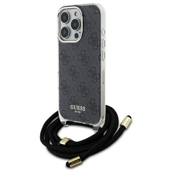 GUESS POKROWIEC CROSSBODY CORD DO IPHONE 16 PRO MAX 6.9 Z LOGO HARD CASE 4G