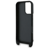 KARL LAGERFELD POKROWIEC DO IPHONE 16 6.1 KLHCP16SSAKCPBK Z PINEM METALOWYM