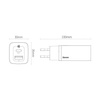Baseus GaN2 Lite szybka ładowarka sieciowa 65W USB / USB Typ C Quick Charge 3.0 Power Delivery (azotek galu) czarny (CCGAN2L-B01)