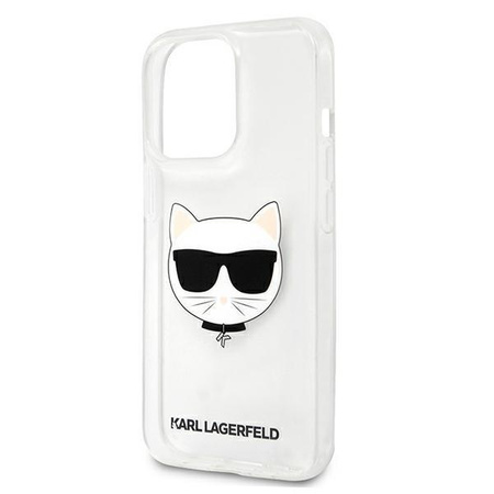 Etui Karl Lagerfeld KLHCP13XCTR na iPhone 13 Pro Max hardcase - przezroczyste Choupette Head