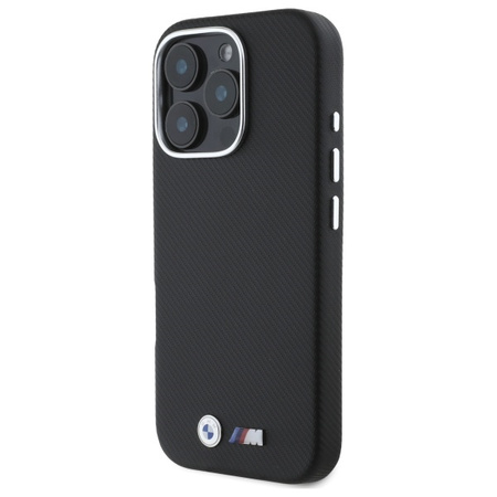 BMW ETUI DO IPHONE 16 PRO MAX HARDCASE Z METALU I KEVLARU BMHCP16X23PUFWKEV