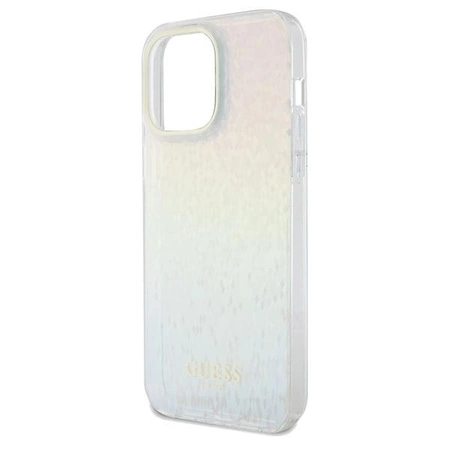 Etui Guess IML Faceted Mirror Disco Iridescent na iPhone 13 Pro / 13 - wielokolorowe