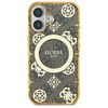 GUESS ETUI HARDCASE IML PEONY DO IPHONE 16 6.1 DO MAGSAFE Z TŁOCZENIEM