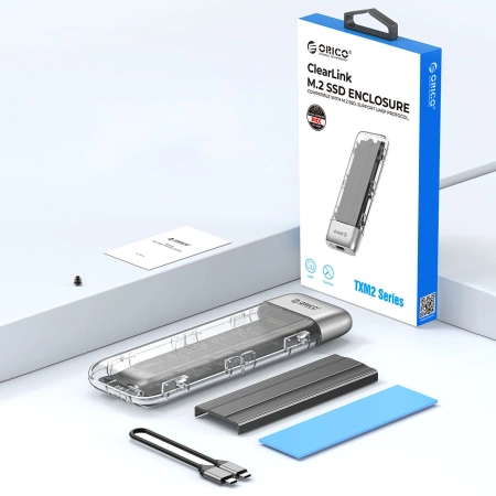 ORICO KIESZEŃ DYSKOWA M.2 NVME DO USB-C 3.2 10Gb/s SZYBKI DOSTĘP DO DANYCH