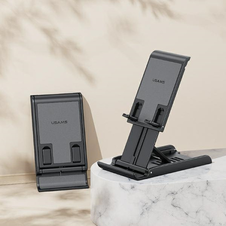 USAMS SKŁADANY STOJAK BIURKOWY NATELEFON TABLET DO IPHONE SAMSUNG TABLET 10