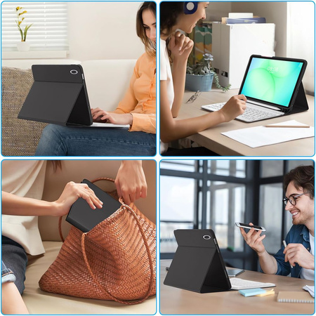 TECH-PROTECT SC PEN + KEYBOARD GALAXY TAB A9+ / A11+ PLUS 11.0 X210 / X215 / X216 / X230 / X235 / X236 BLACK