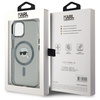KARL LAGERFELD ETUI DO IPHONE 15 6.1 HARDCASE IML METAL KARL HEAD