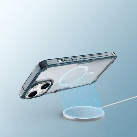 Pancerne etui z MagSafe Nillkin Nature Pro do iPhone 15 Plus - niebieskie