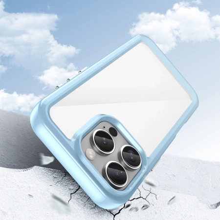 HURTEL ETUI OUTER SPACE CASE Z ŻELOWĄ RAMKĄ DO IPHONE 16 PRO MAX OCHRONA