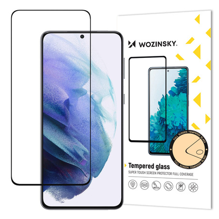 Wozinsky super wytrzymałe szkło hartowane Full Glue na cały ekran z ramką Case Friendly Xiaomi Redmi Note 10 5G / Poco M3 Pro czarny