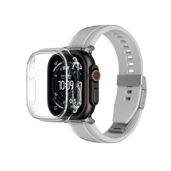 Etui ochronne AMAZINGTHING Minimal na Apple Watch UItra 3 49 mm - przezroczyste