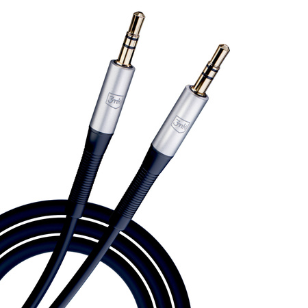3MK KABEL AUX JACK 3,5 MM DO TELEFONÓW SAMSUNG XIAOMI WYSOKA JAKOŚĆ DŹWIĘKU