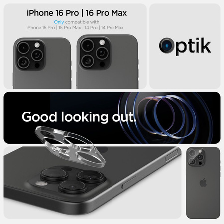 SPIGEN OSŁONA APARATU DO IPHONE 14 PRO MAX 15 PRO MAX 16 PRO OCHRONNE SZKŁO