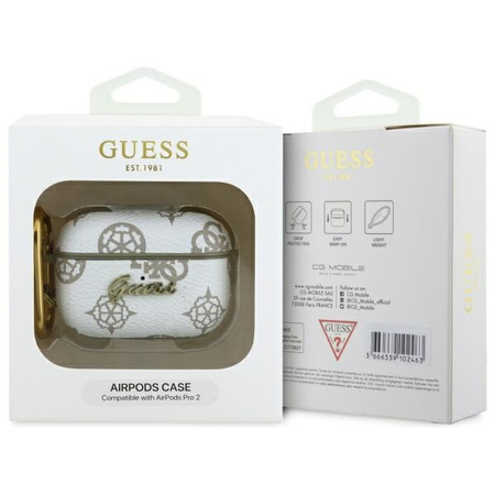 GUESS POKROWIEC AIRPODS PRO 2 DO APPLE Z HOKEREM OCHRONA NA SŁUCHAWKI
