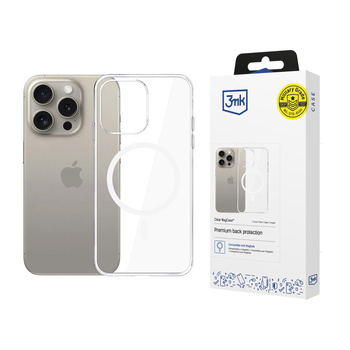 3MK ETUI CLEAR MAGCASE DO APPLE IPHONE 15 PRO MAX OCHRONA TELEFONU