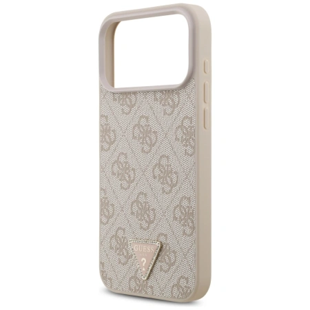 GUESS ETUI LEATHER 4G TRIANGLE STRASS DO MAGSAFE IPHONE 17 PRO MAX
