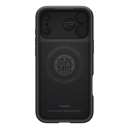 SPIGEN OPTIK ARMOR MAG MAGSAFE IPHONE 17 PRO MAX BLACK