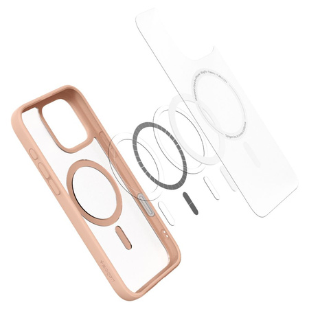 SPIGEN POKROWIEC MAGNETYCZNY DO MAGSAFE IPHONE 16 PRO ULTRA HYBRID TITANIUM