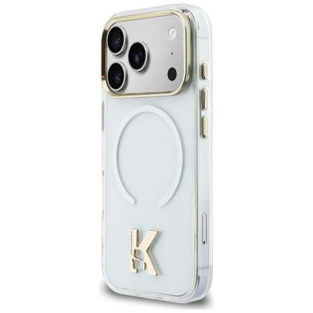 Etui Karl Lagerfeld IML K Head Logo MagSafe do iPhone 17 Pro przezroczysty
